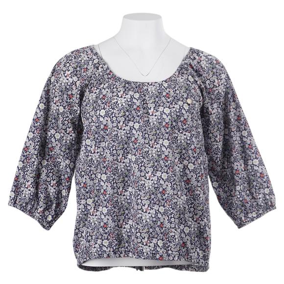 J.CREW Women Top XS Liberty Art Fabrics Floral Print Cotton Peasant Casual - Picture 1 of 8
